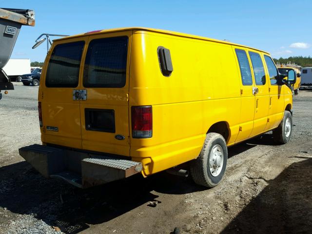 1FTSS34L58DA10164 - 2008 FORD ECONOLINE YELLOW photo 4