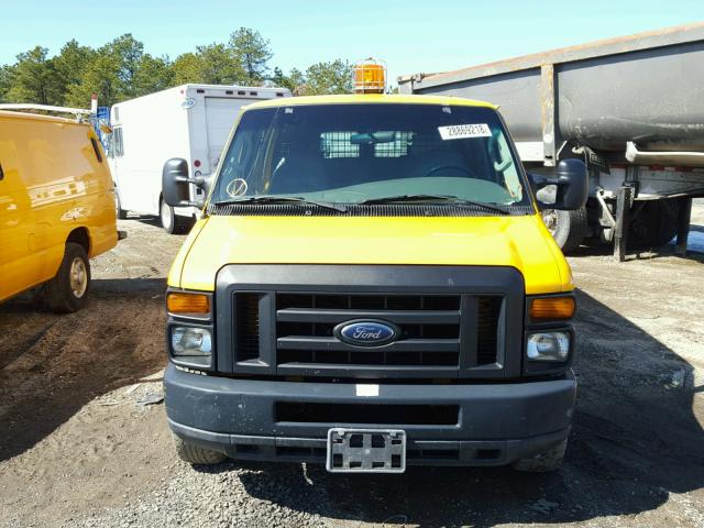 1FTSS34L58DA10164 - 2008 FORD ECONOLINE YELLOW photo 9