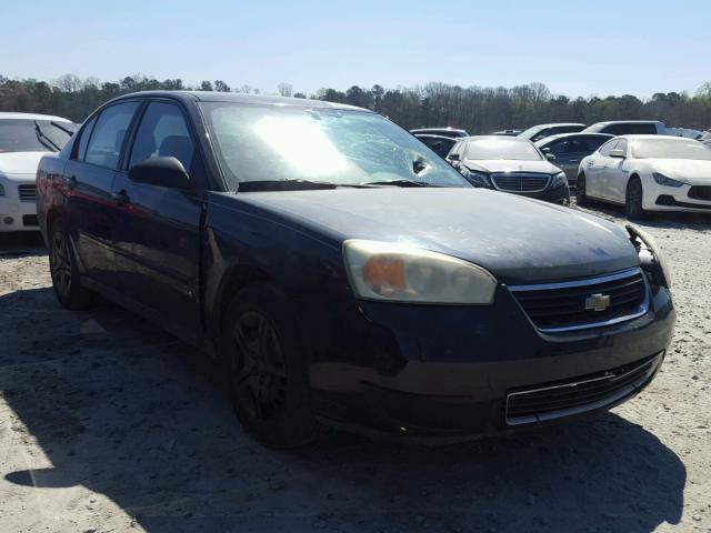 1G1ZS58N37F229352 - 2007 CHEVROLET MALIBU LS BLACK photo 1