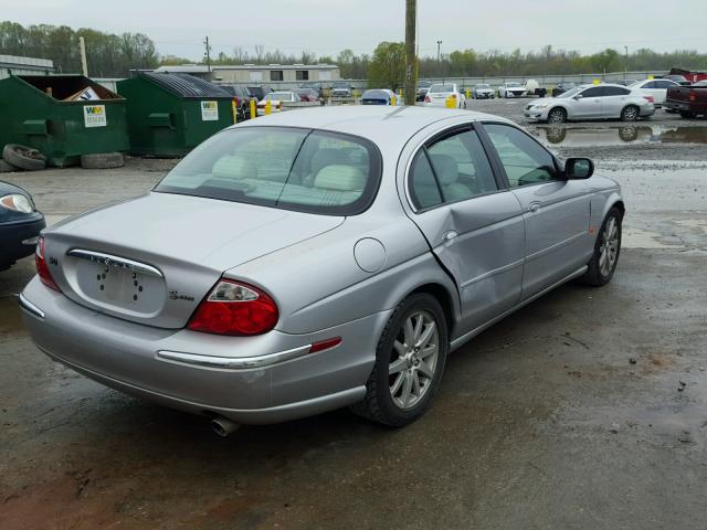 SAJDA01C4YFL31794 - 2000 JAGUAR S-TYPE SILVER photo 4