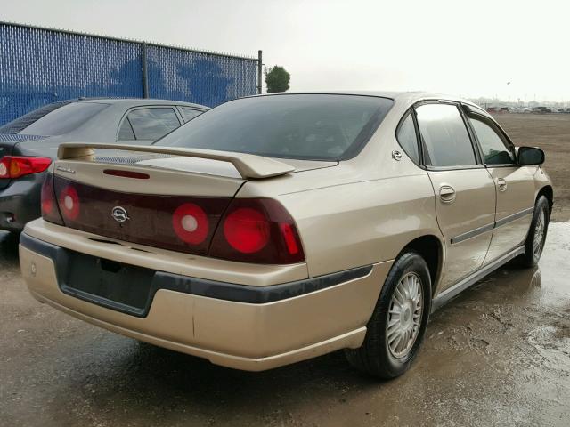 2G1WF55E8Y9300440 - 2000 CHEVROLET IMPALA GOLD photo 4