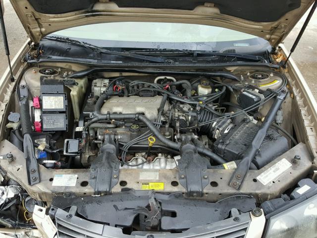 2G1WF55E8Y9300440 - 2000 CHEVROLET IMPALA GOLD photo 7