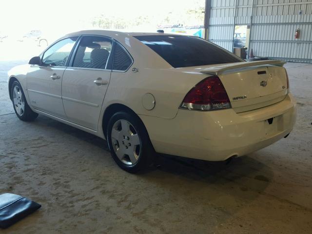 2G1WD58C869426553 - 2006 CHEVROLET IMPALA SUP WHITE photo 3