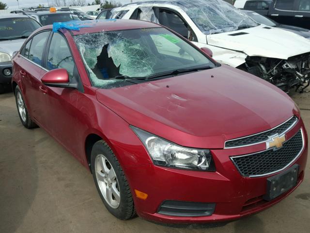 1G1PF5S92B7298432 - 2011 CHEVROLET CRUZE LT RED photo 1