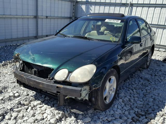 JT8BD68S7X0067371 - 1999 LEXUS GS 300 GREEN photo 2