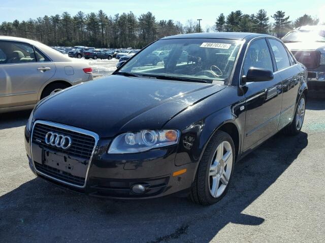 WAUDF78E17A149530 - 2007 AUDI A4 2.0T QU BLACK photo 2