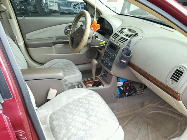 1G1ZT52835F226917 - 2005 CHEVROLET MALIBU LS 栗色 照片 5