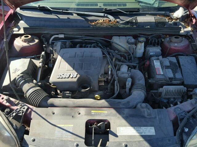 1G1ZT52835F226917 - 2005 CHEVROLET MALIBU LS MAROON photo 7