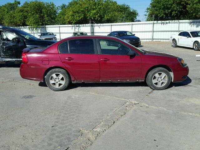 1G1ZT52835F226917 - 2005 CHEVROLET MALIBU LS MAROON photo 9