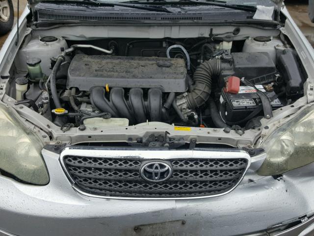 1NXBR32E16Z660859 - 2006 TOYOTA COROLLA CE SILVER photo 7