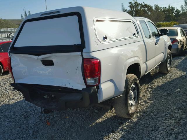 5TFRX5GNXGX058071 - 2016 TOYOTA TACOMA ACC WHITE photo 4