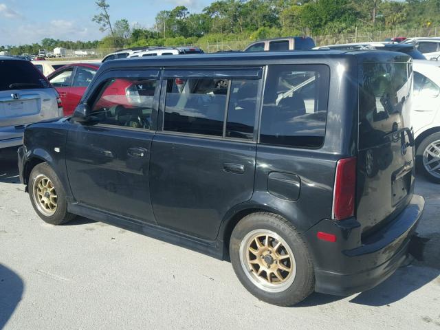 JTLKT334664068549 - 2006 TOYOTA SCION XB BLACK photo 3