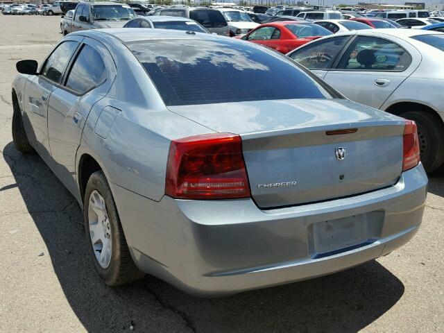 2B3KA43G37H880012 - 2007 DODGE CHARGER SE GRAY photo 3