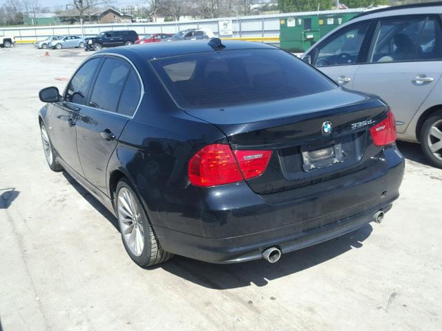 WBAPN7C5XBF184084 - 2011 BMW 335 D BLACK photo 3