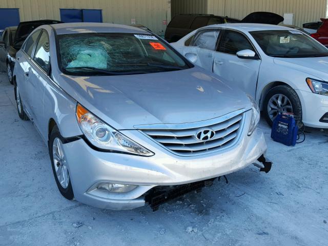 5NPEB4AC0DH666090 - 2013 HYUNDAI SONATA GLS SILVER photo 1