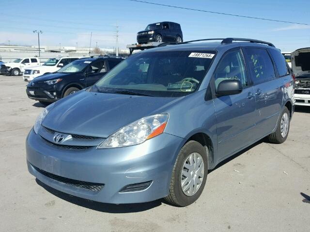 5TDZA23C06S455460 - 2006 TOYOTA SIENNA CE BLUE photo 2