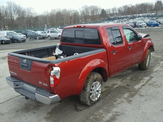 1N6AD0EV8GN794656 - 2016 NISSAN FRONTIER S RED photo 4