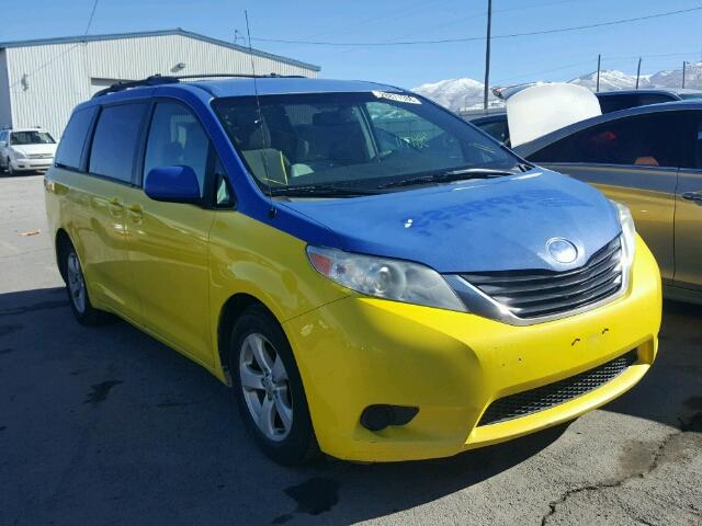 5TDKK3DC5BS071235 - 2011 TOYOTA SIENNA LE TWO TONE photo 1