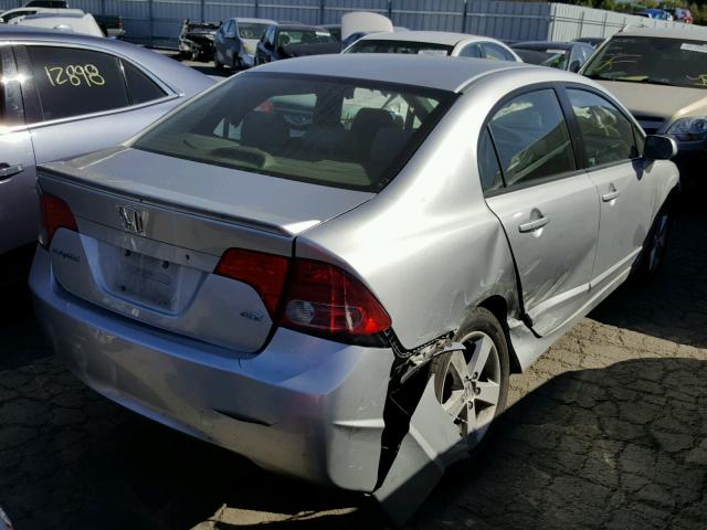 JHMFA16877S008393 - 2007 HONDA CIVIC EX ნაცრისფერი ფოტო 4