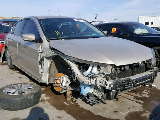 1HGCR2F32FA156822 - 2015 HONDA ACCORD LX TAN photo 1