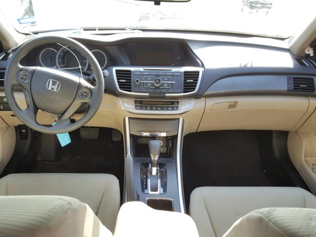 1HGCR2F32FA156822 - 2015 HONDA ACCORD LX TAN photo 9