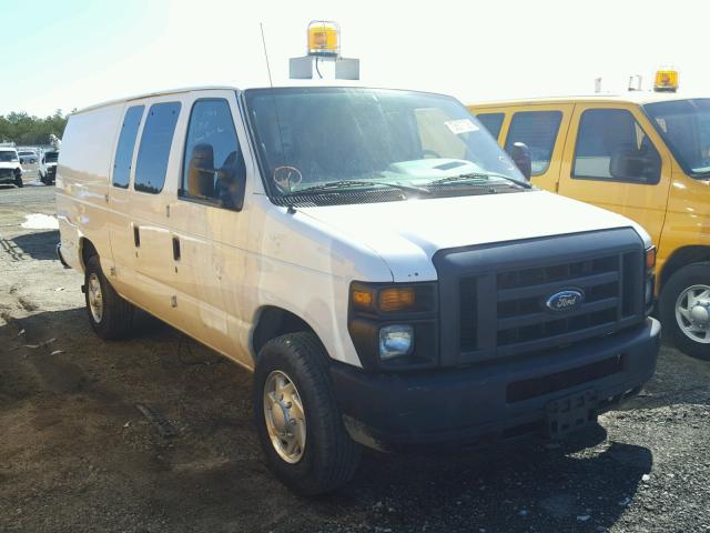 1FTSS3EL1DDB08696 - 2013 FORD ECONOLINE WHITE photo 1