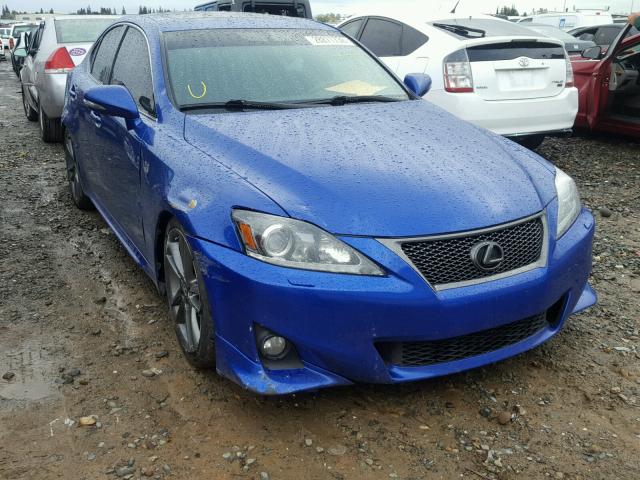 JTHBE5C20C5029394 - 2012 LEXUS IS 350 BLUE photo 1