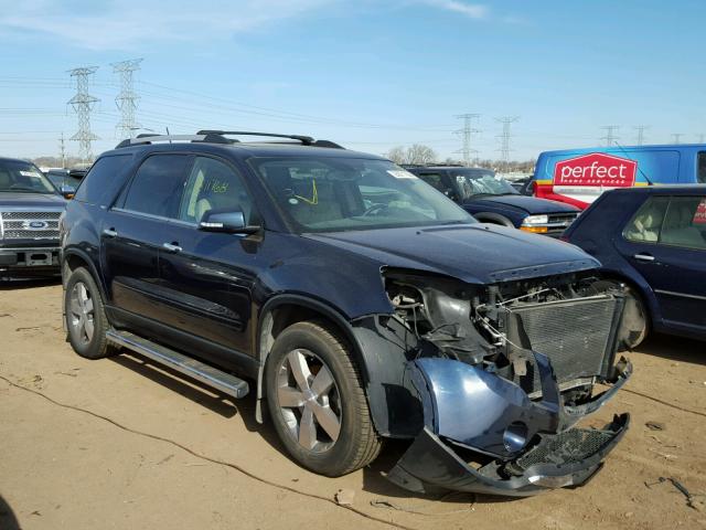 1GKKVRED6BJ326820 - 2011 GMC ACADIA SLT BLACK photo 1