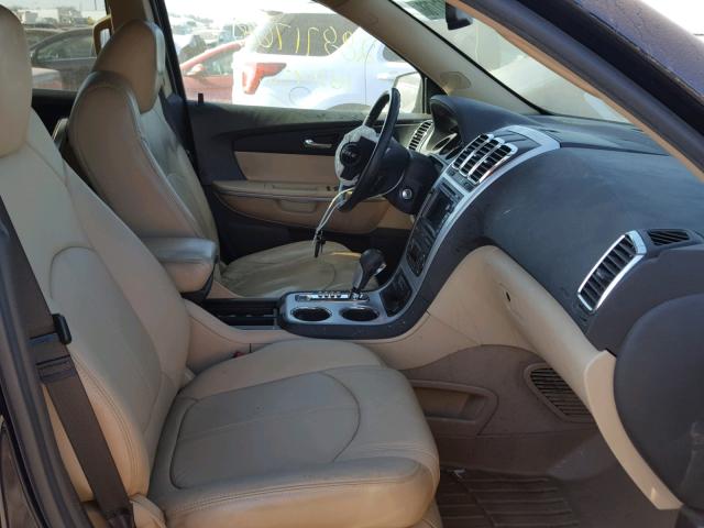1GKKVRED6BJ326820 - 2011 GMC ACADIA SLT შავი ფოტო 5