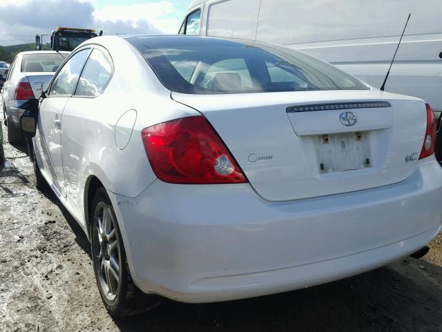 JTKDE177070147370 - 2007 TOYOTA SCION TC 白色 照片 3