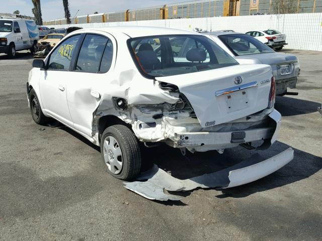 JTDBT123835034367 - 2003 TOYOTA ECHO WHITE photo 3