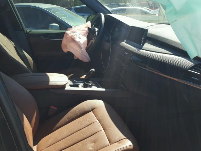 5UXKR2C37H0X06344 - 2017 BMW X5 SDRIVE3 BLACK photo 5