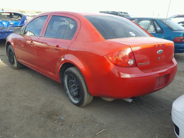 1G1AS58H397156956 - 2009 CHEVROLET COBALT LS RED photo 3