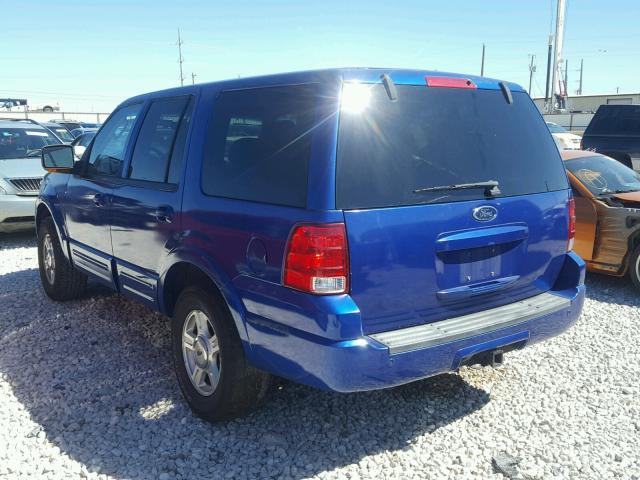 1FMRU17W73LB41691 - 2003 FORD EXPEDITION BLUE photo 3