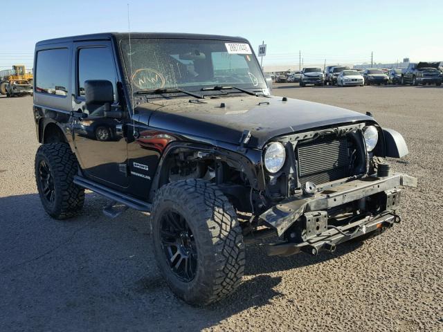 1C4AJWAG2CL252917 - 2012 JEEP WRANGLER S BLACK photo 1