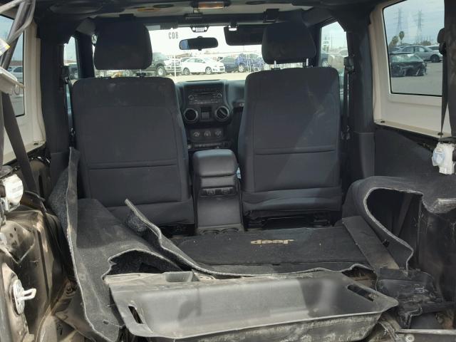 1C4AJWAG2CL252917 - 2012 JEEP WRANGLER S BLACK photo 6