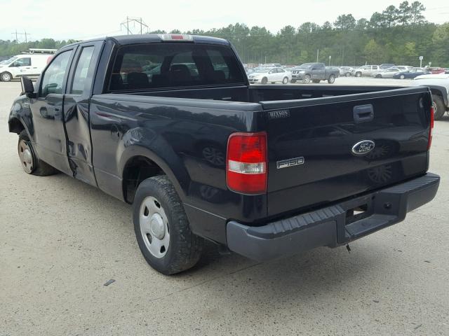 1FTRX12W08FA31638 - 2008 FORD F150 BLACK photo 3