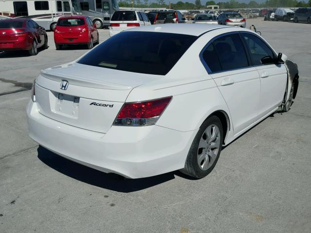 1HGCP26889A044385 - 2009 HONDA ACCORD EXL WHITE photo 4