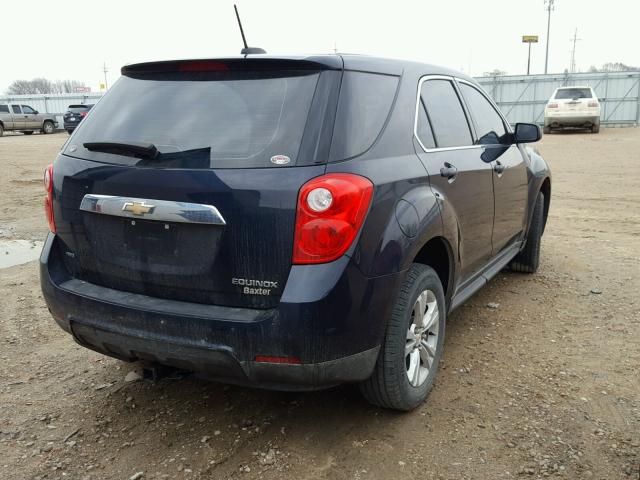 2GNFLEEK2F6220627 - 2015 CHEVROLET EQUINOX LS BLUE photo 4