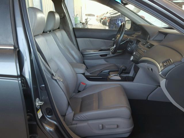 1HGCP36818A043678 - 2008 HONDA ACCORD EXL GRAY photo 5