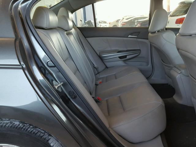 1HGCP36818A043678 - 2008 HONDA ACCORD EXL GRAY photo 6