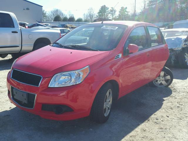 KL1TD6DEXBB122289 - 2011 CHEVROLET AVEO LS RED photo 2
