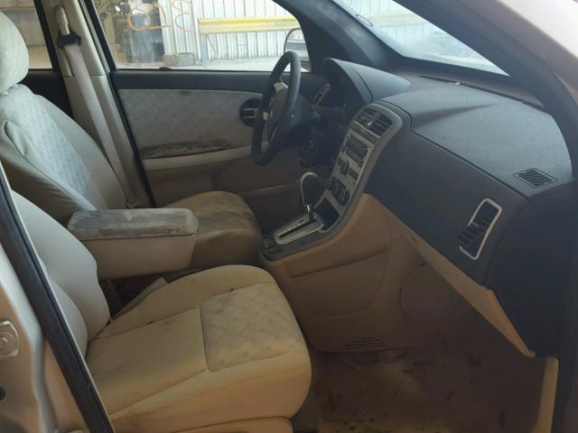 2CNDL13F376007634 - 2007 CHEVROLET EQUINOX LS GOLD photo 5