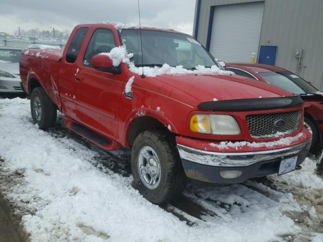 1FTRX18L4YNB41899 - 2000 FORD F150 RED photo 1