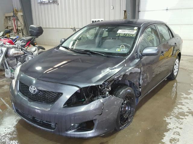 1NXBU4EEXAZ336303 - 2010 TOYOTA COROLLA BA CHARCOAL photo 2