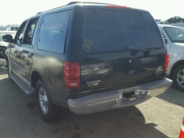 1FMRU17L22LA43060 - 2002 FORD EXPEDITION BLACK photo 3