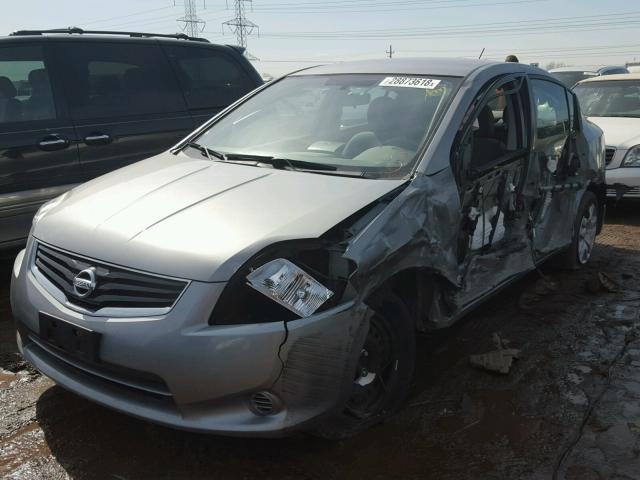 3N1AB6AP4CL699401 - 2012 NISSAN SENTRA 2.0 SILVER photo 2