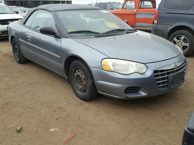 1C3EL45X46N164961 - 2006 CHRYSLER SEBRING SILVER photo 1