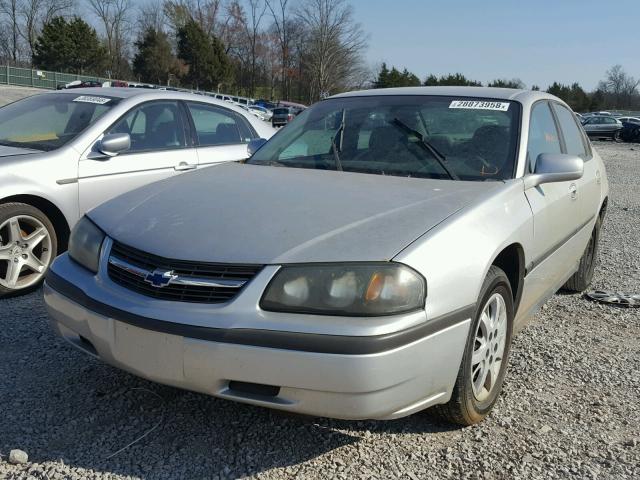 2G1WF52EX49120388 - 2004 CHEVROLET IMPALA SILVER photo 2