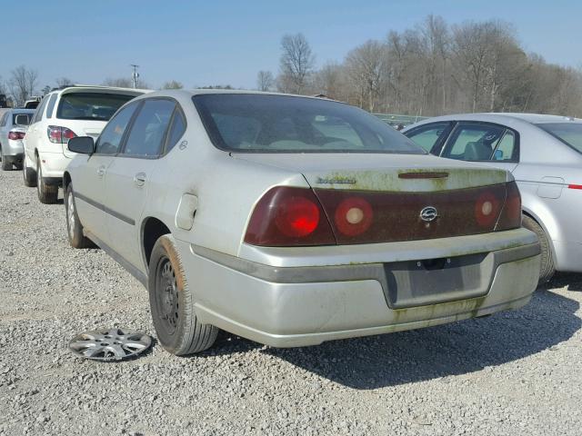 2G1WF52EX49120388 - 2004 CHEVROLET IMPALA SILVER photo 3